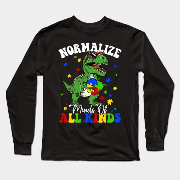 Normalize Minds Of All Kinds Long Sleeve T-Shirt by antrazdixonlda